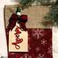 Customizable Wooden Stocking Tags