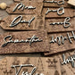 Customizable Engraved Stocking Tags